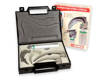 GIMA GREEN F.O.LED ADULT SET 3 BLADES , Medical Equipment, Laryngoscopes